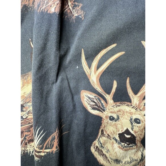 Outdoor‎ Life Shirt Mens Large Deer AOP Button Up Hunting Cotton Field Tested - Picture 9 of 9